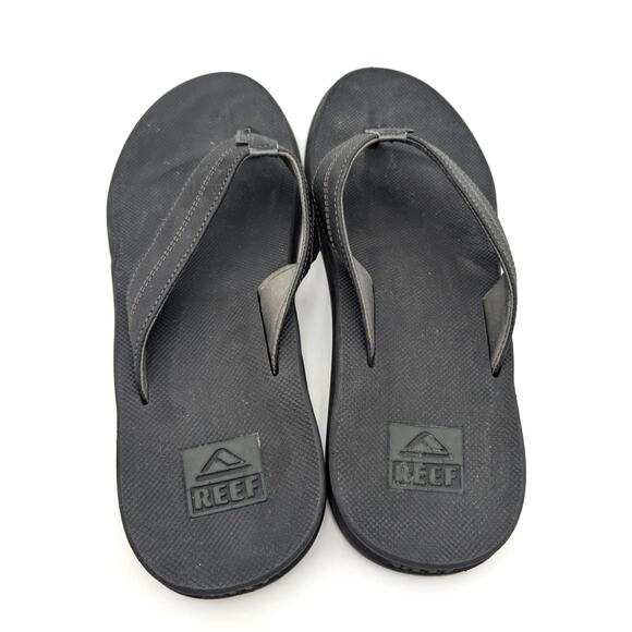 Reef Element TQT Flip Flop Thong Sandals Slip-On Men's Black Size US14 EU47 - Picture 10 of 12